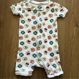 Disney X Janie & Jack Mickey Mouse Goofy Donald Jumpsuit Baby Romper 18-24 Month